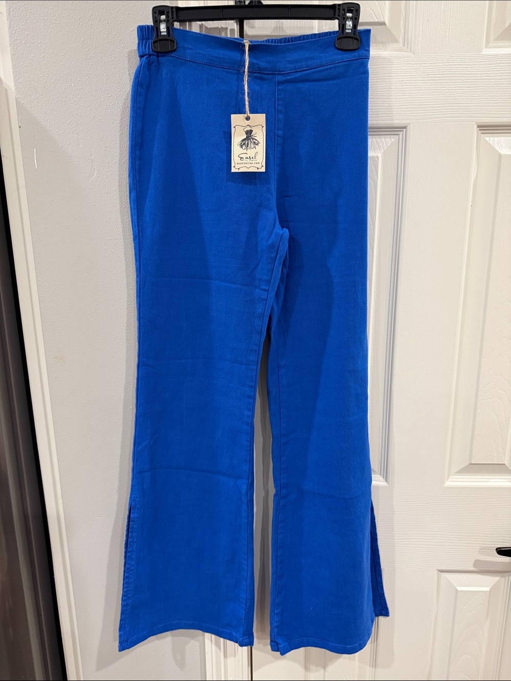 Easel Blue Flared Jeans